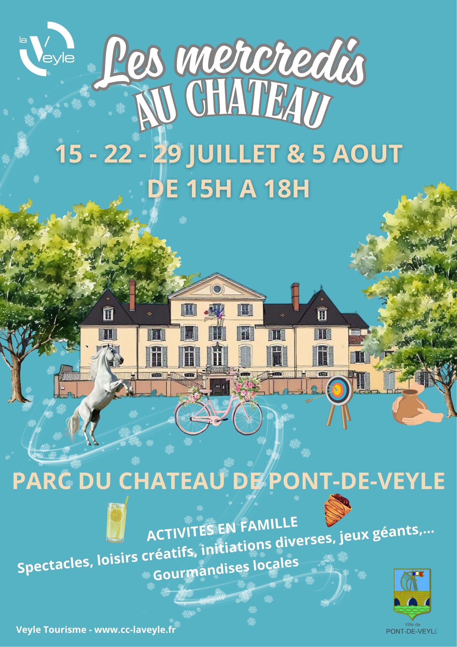Affiche les mercredis au château 2026
