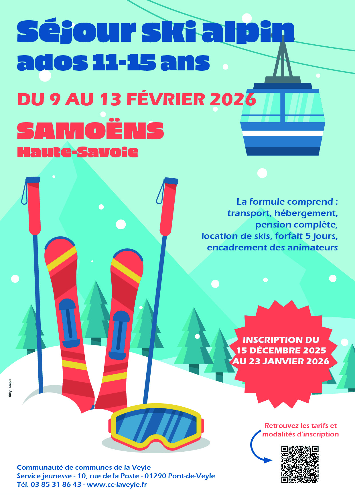 Affiche ski 2026